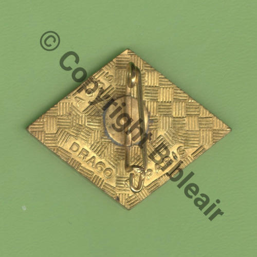 A0935 1970.75 circa GAMOM.82 PAPEETE  DrP+Bol pince Guilloche DORE RESINE Src.Y.GENTY 10Eur10.15 